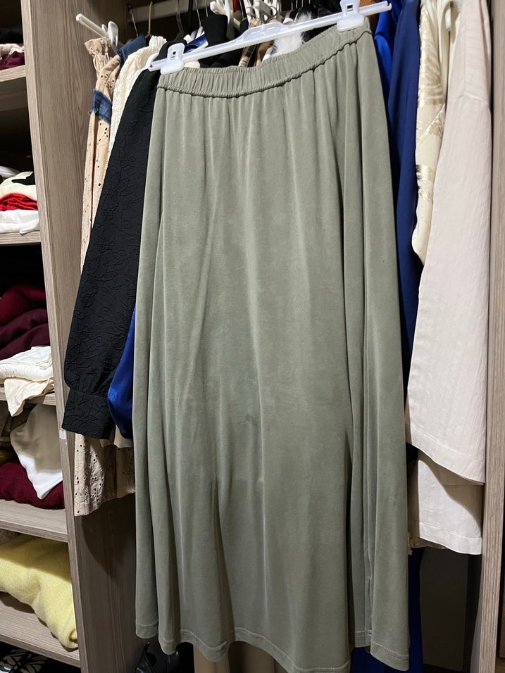 Mint yeşili şık etekli takım - Görsel 3