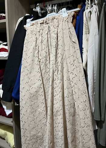 Mavi Detaylı Nakışlı Bohem Kadın Ceket - Görsel 4