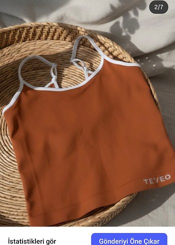 Kadın Çok Renkli Elastik Atlet - Görsel 2