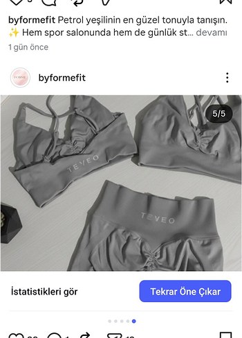 Gri Mini Spor Tayt Kemerli - Görsel 5