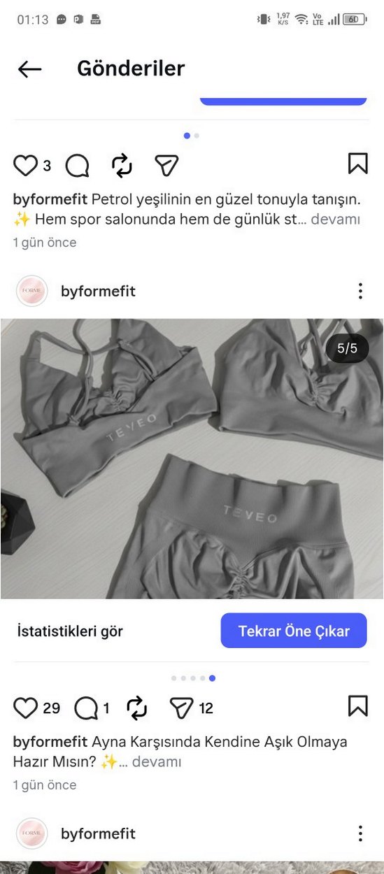 Gri Mini Spor Tayt Kemerli - Görsel 5