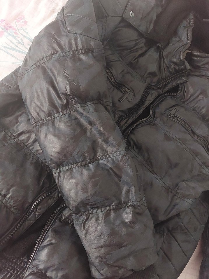 LCW KAMUFLAJ KIŞLIK MONT  L BEDEN  TEMİZ  KAPÜŞONLU  SICAK - Görsel 2