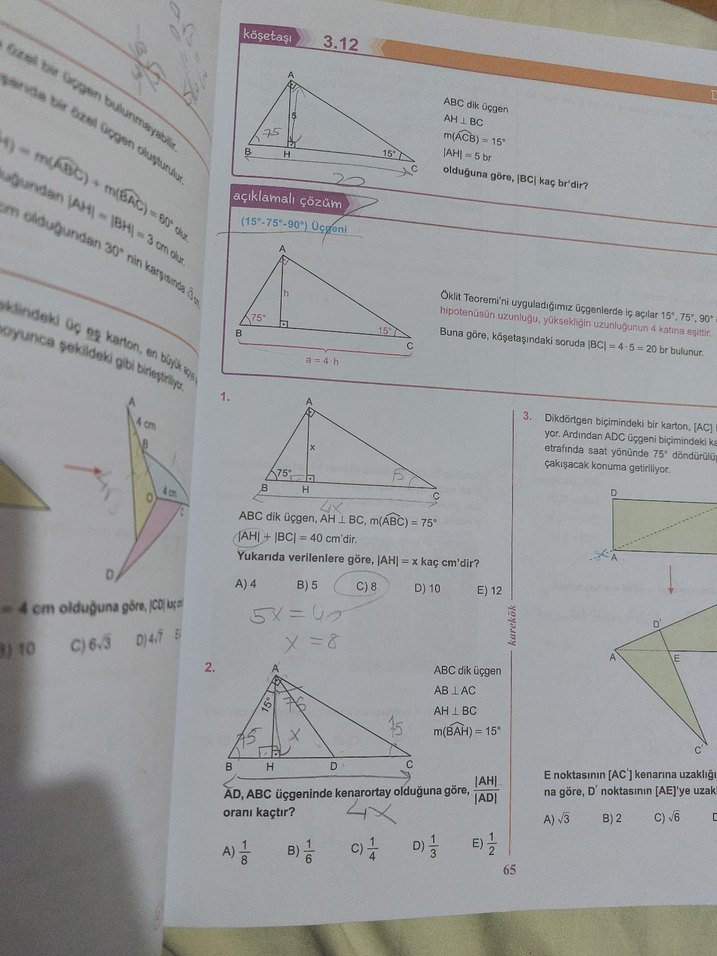KAREKÖK GEOMETRİ 0 | TEMELDEN GEOMETRİ | TYT-AYT UYUMLU | TEMİZ - Görsel 2