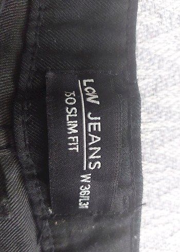 LCW 750 SLIM FIT SİYAH PANTOLON  36 BEDEN  TEMİZ  0 AYARINDA - Görsel 4