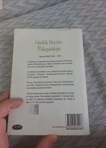 SIGMUND FREUD  GÜNDELİK YAŞAMIN PSİKOPATOLOJİSİ | TEMİZ | - Görsel 3