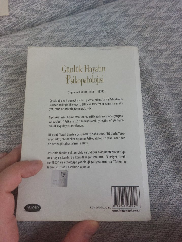 SIGMUND FREUD  GÜNDELİK YAŞAMIN PSİKOPATOLOJİSİ | TEMİZ | - Görsel 3