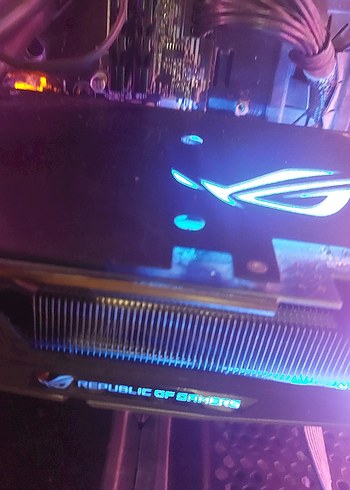 ASUS ROG STRIX RX 580 8GB OC  KUTULU  MİNİNGSİZ ,TESTLİ, TEMİZ - Görsel 3