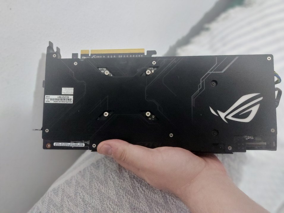ASUS ROG STRIX RX 580 8GB OC  KUTULU  MİNİNGSİZ ,TESTLİ, TEMİZ - Görsel 2