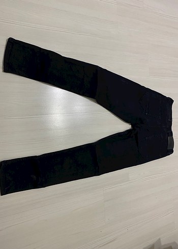 Kalın Siyah Erkek Slim Fit Kot Pantolon - Görsel 2