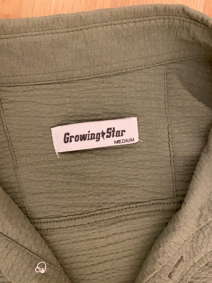 Düğmeli, Uzun Kollu Erkek Keten Gömlek - Görsel 2