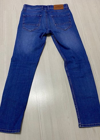 Erkek Mavi Denim Regular Fit Günlük Kot Pantolon - Görsel 2