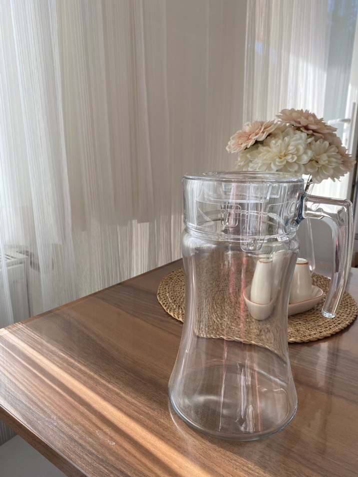 Şeffaf Kulplu Su Sürahisi - Görsel 2