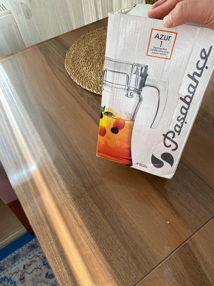 Şeffaf Kulplu Su Sürahisi - Görsel 3