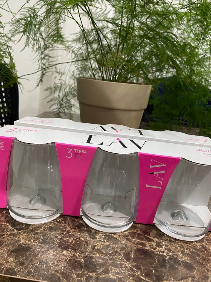 Lav Terra 6 lı Cam Bardak Seti - Görsel 2