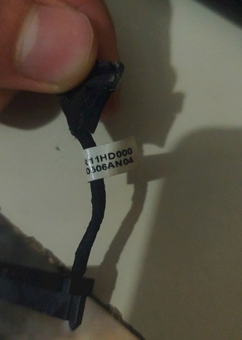 Siyah Laptop Sabit Disk Bağlantı Kablosu - Görsel 4