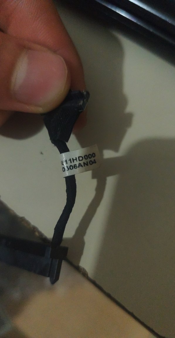 Siyah Laptop Sabit Disk Bağlantı Kablosu - Görsel 4