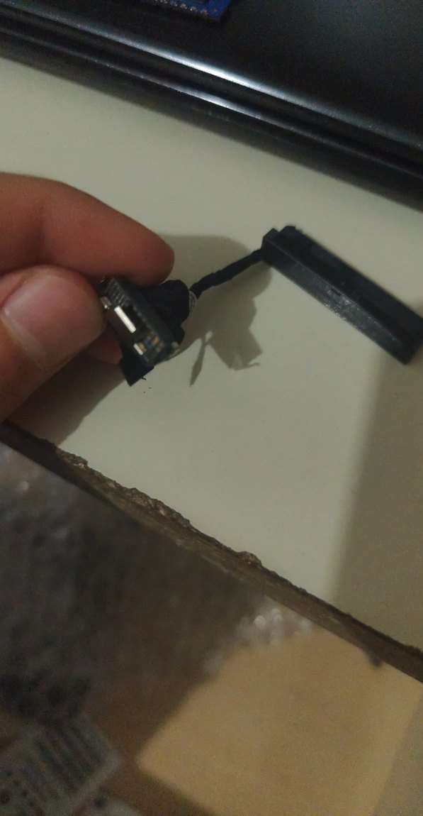 Siyah Laptop Sabit Disk Bağlantı Kablosu - Görsel 3