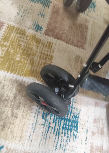 Kırmızı Çift Bebek Arabası Babyhope - Görsel 6