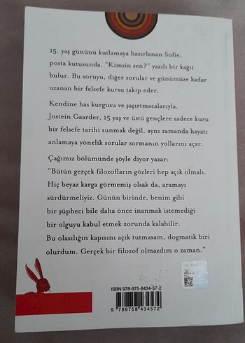 Sofie'nin Dünyası - Felsefe Romanı - Görsel 2