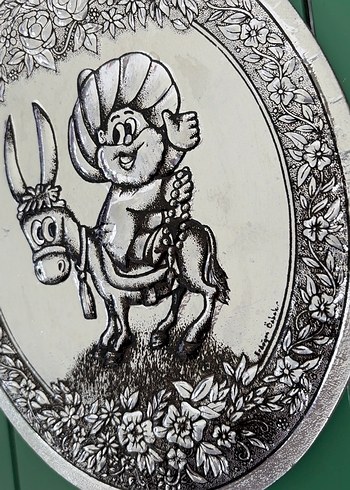 Parlak Gri duvar süsü - Görsel 3