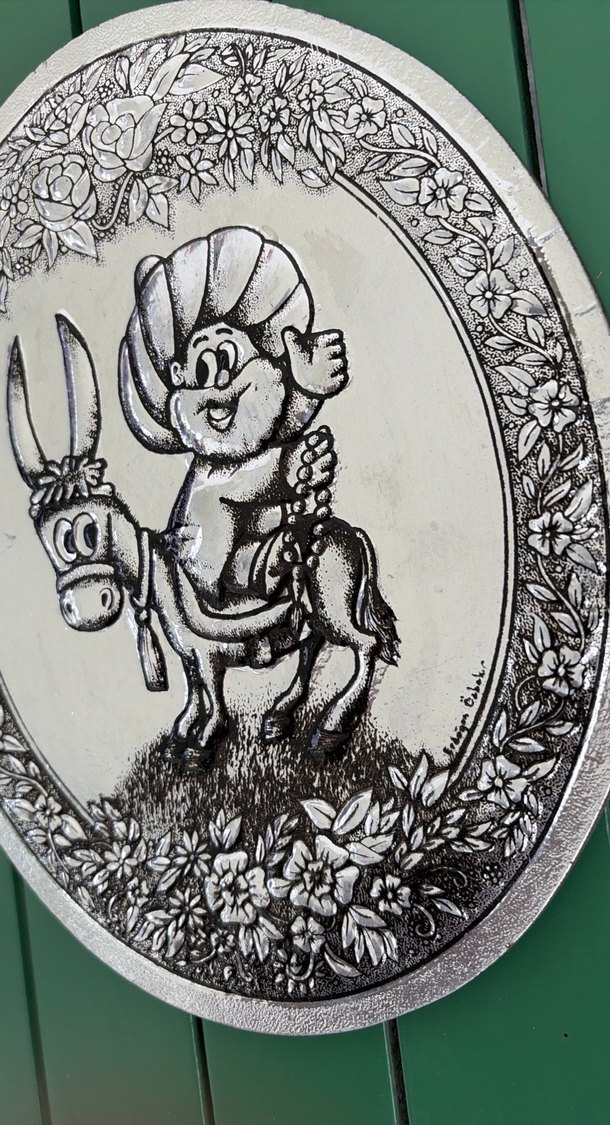 Parlak Gri duvar süsü - Görsel 3