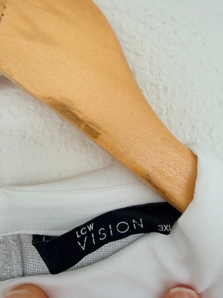 Gri simli Kadın Uzun Kollu bluz-gömlek yaka - Görsel 4