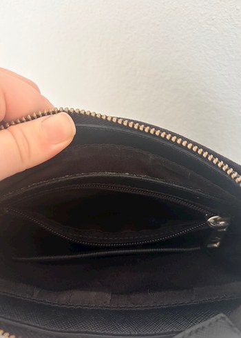 Siyah Nakışlı Tokalı Kadın Çanta - Görsel 10