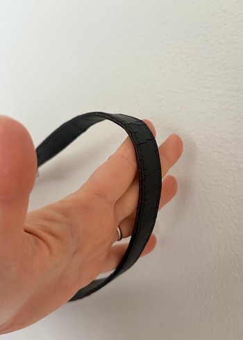 Siyah Nakışlı Tokalı Kadın Çanta - Görsel 6