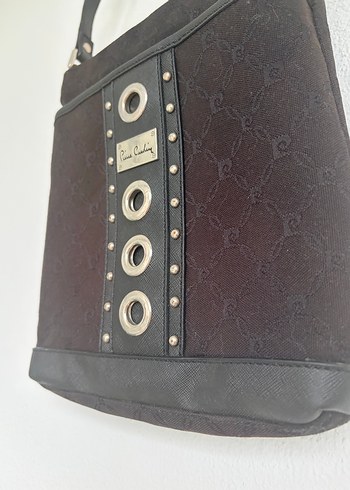 Siyah Nakışlı Tokalı Kadın Çanta - Görsel 2