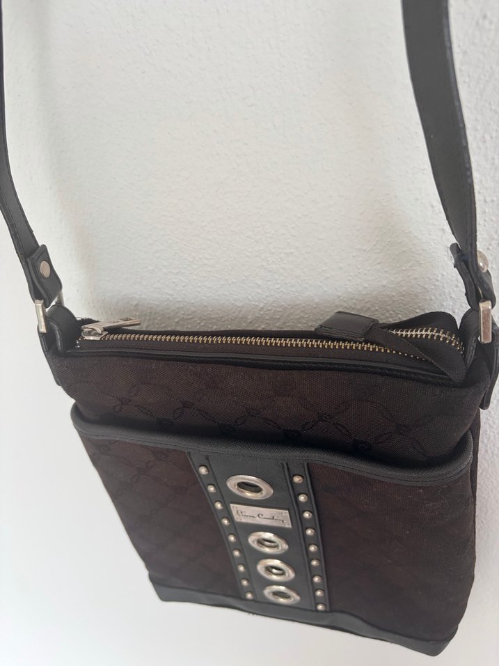 Siyah Nakışlı  Tokalı Kadın Çanta - Görsel 3