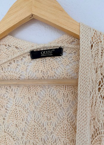 Bohem tarza uygun  örgü uzun ceket - Görsel 5