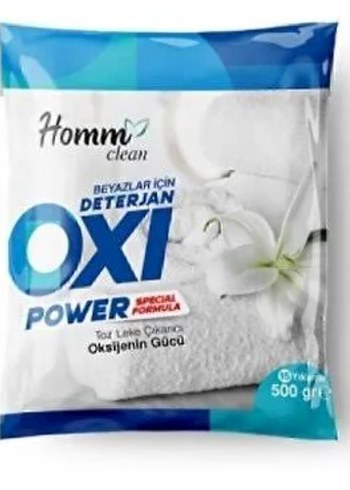 Homm Clean Oxi Power Beyazlar İçin Deterjan 500g - Görsel 2