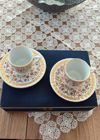 Özel tasarım Kütahya porselen  2'li fincan seti - Görsel 2