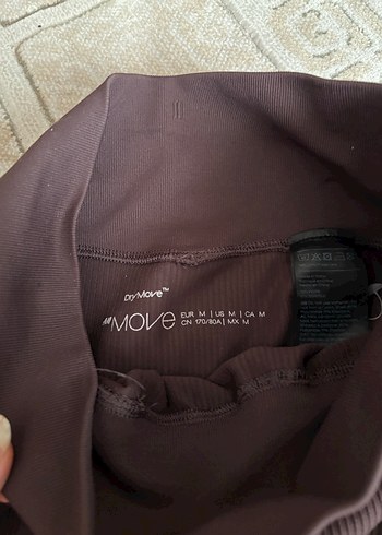 Kahverengi h&m fitilli tayt - Görsel 3