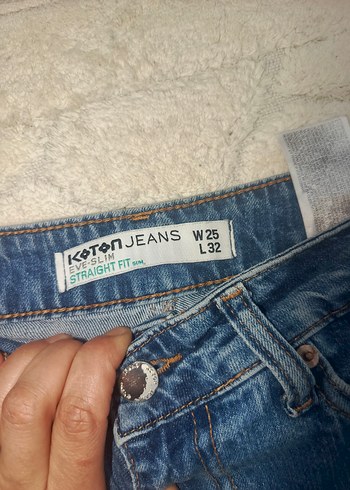 Mavi Kadın Denim Midi Boy Bol Kesim Jean - Görsel 3