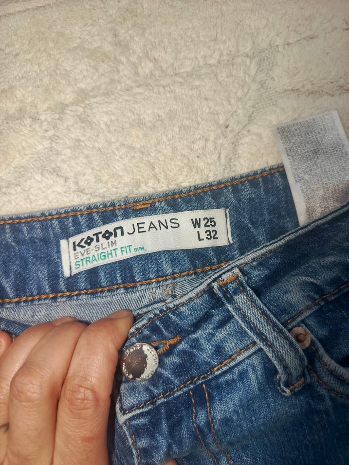Mavi Kadın Denim Midi Boy Bol Kesim Jean - Görsel 3