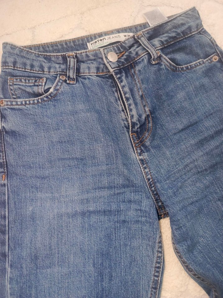 Mavi Kadın Denim Midi Boy Bol Kesim Jean - Görsel 2