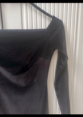 Uzun Kollu Siyah Midi Elbise adl marka - Görsel 2