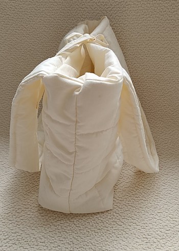 Beyaz Pastel Renkli Kol Çantası - Görsel 2