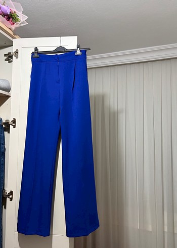 Mavi Kemerli Kadın Blazer - Görsel 5