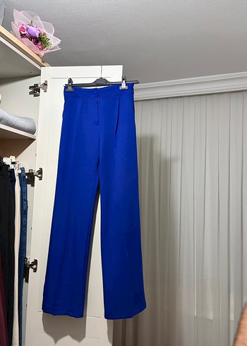 Mavi Kemerli Kadın Blazer - Görsel 4