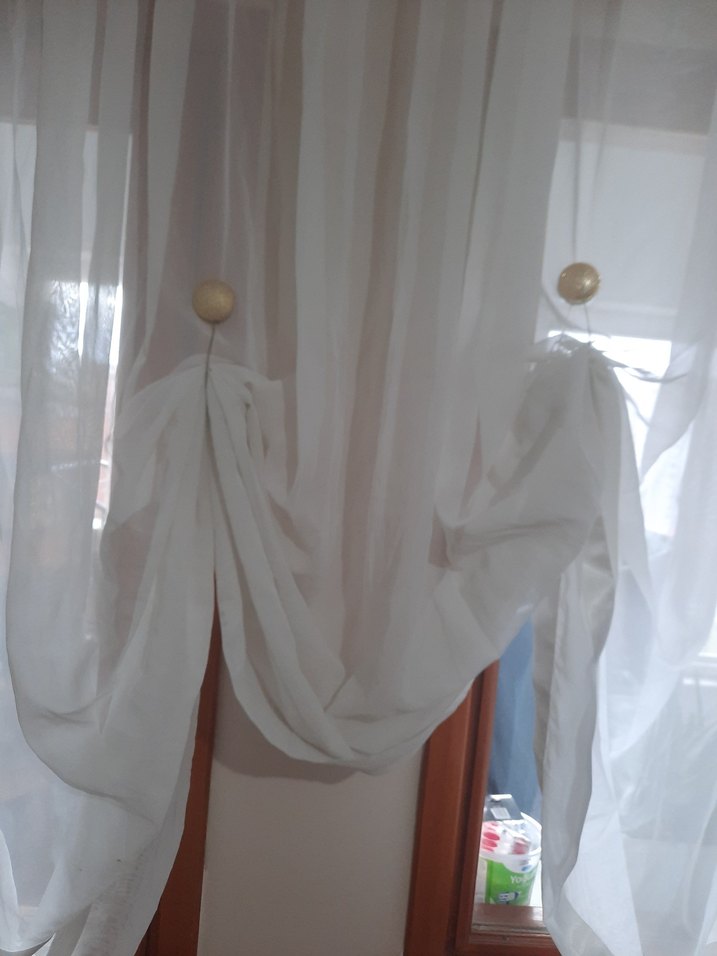 Altın Renkli Nakışlı Perde Bağlama Aparatı - Görsel 4