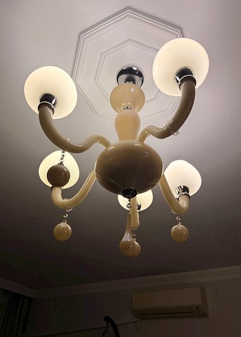 Bej Renkli Modern Avize - Görsel 2