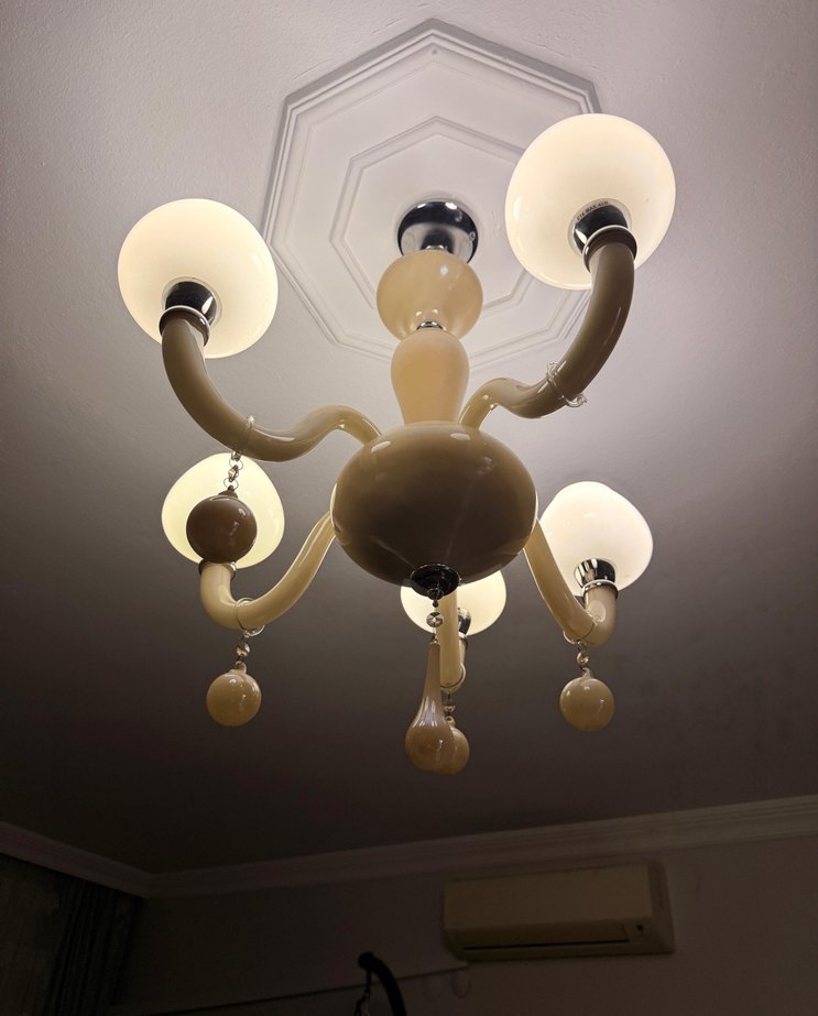 Bej Renkli Modern Avize - Görsel 2