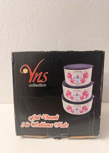 Renkli Kapaklı Beyaz Saklama Kapları - Görsel 2