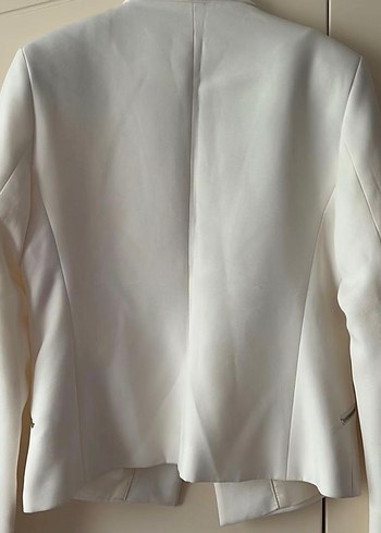 Bershka Beyaz Kadın Blazer Ceket - Görsel 5