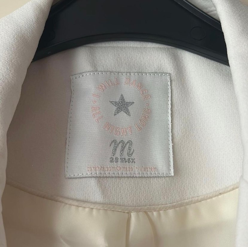 Bershka Beyaz Kadın Blazer Ceket - Görsel 3