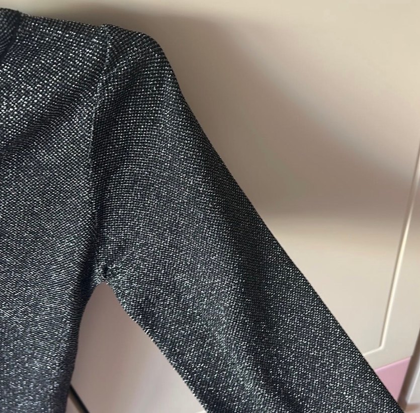 Mango Gri Triko Kadın Bluz - Uzun Kollu, Kayık Yaka - Görsel 4