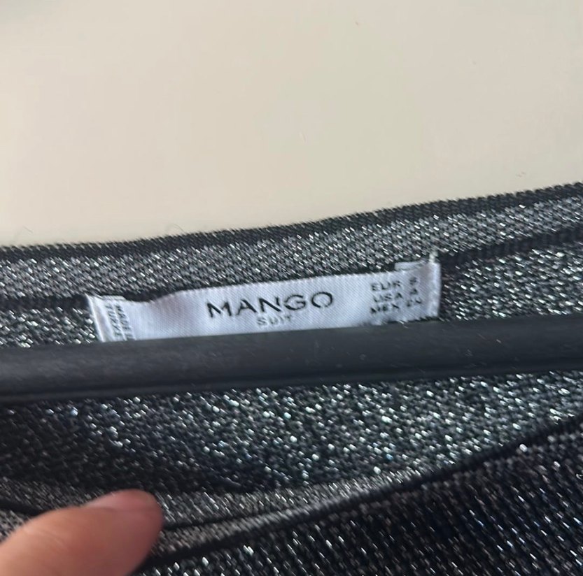 Mango Gri Triko Kadın Bluz - Uzun Kollu, Kayık Yaka - Görsel 3