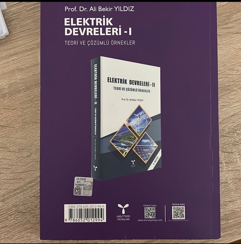 Elektrik Devreleri-I Teori ve Çözümlü Örnekler - Görsel 2